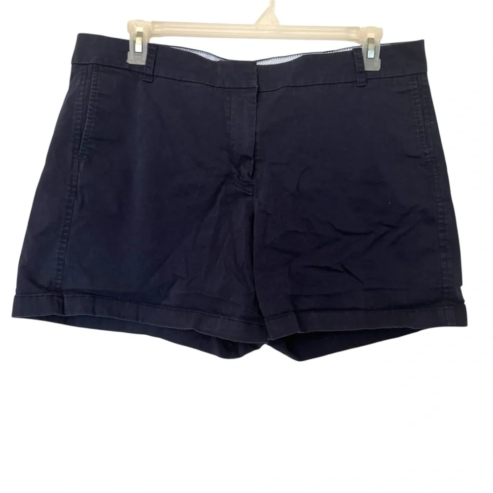 J. Crew 5”‎ Chino Shorts Navy Blue